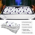 thumbnail image 4 of Kdxio Lavender Flowers Print Front Windshield Sun Shade,Folding Auto Sunshade for Car Truck SUV-Medium, 4 of 7