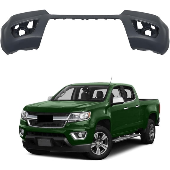 LABLT Plastic Front Upper Bumper Cover Primed Replacement for Colorado 2015-2020 GM1000993