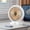 Gold, variant on HOARBOEG Compact Colorful Table Fan Portable USB Rechargeable Mini Desk Fan 4000mAh Battery, 3-Speed Quiet Operation & Colorful LED Lights for Home, Office, Travel, Camping, Hostel