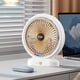 thumbnail image 1 of Campana Para Cocina Three-Speed Mini Desktop Fan Rechargeable Battery Powered Fan With Colorful LED Lights Portable USB Fan Quiet Suitable For Home Office Travel Camping Fan, 1 of 7