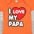 thumbnail image 4 of Inktastic I Love My Papa Boys or Girls Baby Bodysuit, 4 of 5