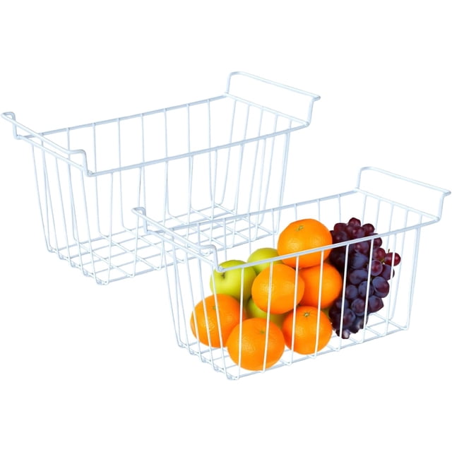 Bandejas Organizadoras Para Congelador Profundo | Cestas De Alambre Apilables Para Organización | Organizador Contenedor Alimentos para Carne Fruta Verdura Hotel Apartamento Casa Restaurante