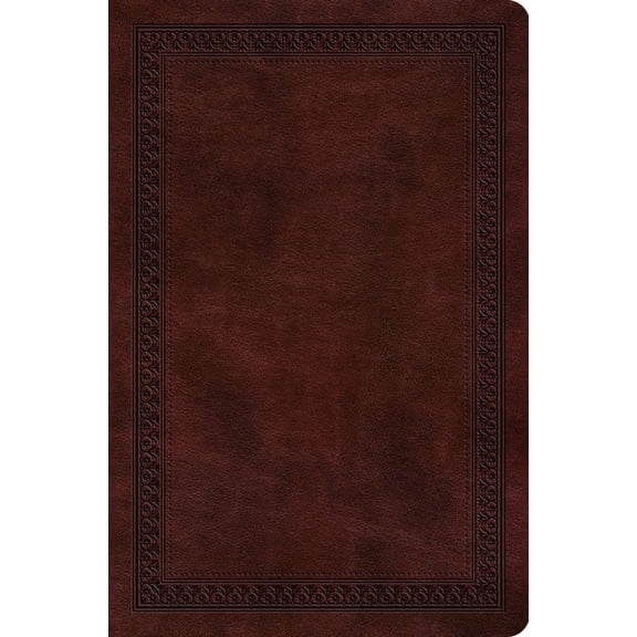 ESV Value Compact Bible (Trutone, Mahogany, Border Design), (Hardcover)