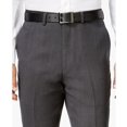 thumbnail image 2 of Ryan Seacrest Mens Birdseye Dress Pants Slacks, Grey, 32W x 32L, 2 of 3