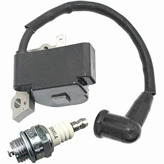 Ignition Coil 753-06303 with Spark Plug for Craftsman Trimmer & Blower, Compatible with 316711020 316791020 316795860 316711021 316711170 316711190 316711191 316791080 316791081