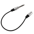 thumbnail image 3 of Cable adaptador estéreo de 3 x 1/4 de pulgada a 3,5 mm, conector de auriculares macho de 6,35 mm a hembra de 3,5 mm, cable conector auxiliar, 3 of 5
