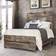 thumbnail image 4 of New Classic Furniture Misty Lodge Wood Queen Panel Bed in Gray, 4 of 5
