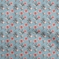 thumbnail image 1 of oneOone Polyester Spandex Light Mint Green Fabric Floral Craft Projects Decor Fabric Printed By The Yard 56 Inch Wide, 1 of 4