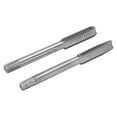 thumbnail image 4 of 2Pcs/Set Machine Métrique Robinet Acier à Grande Vitesse 3 Cannelures Droites Filetage Taraudage ToolM8x1.25, 4 of 14