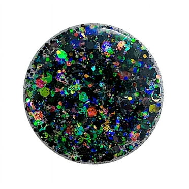 Universal phone support socket and tablet Pop Grips iPhone holder handle 1Pack Glitter glitter black multi-colored