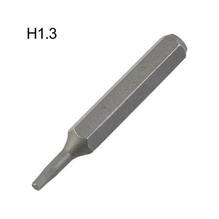 

GLFILL H4×28mm Small Hex Screwdriver Bits H0.7 H0.9 H1.5 H2 H3 H4 4mm Hex Shank