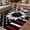 Red Black, variant on Vintage American Flag Outdoor Rug for Patio/Deck/Porch, Non-Slip Large Area Rug 5 x 8 Ft, Black Red Striped Sunflower Indoor Outdoor Rugs Washable Area Rugs, Reversible Camping Rug Carpet Runner