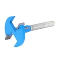 thumbnail image 4 of Fresa tipo T de borde recto Cuchillo de ranura en T con mango de 0,3 pulgadas para cortadoras eléctricas Máquinas de grabado (azul), 4 of 9