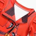 thumbnail image 4 of Combinaisons de Costume Rouges pour Fille, Robe Rouge à Enfiler et Pantalon, Déguisement d'Halloween pour 3-12 Ans, avec Perruque, 4 of 7