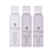 Hairitage Styling Hero's Set - Dry Shampoo, Extra Hold Hairspray, and Volumizing Texture Spray