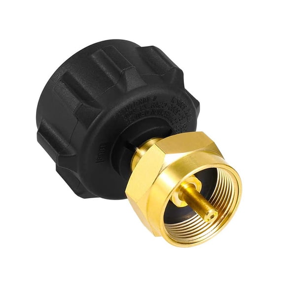 Riwesomey Kit adaptador de recarga portátil para botellas de propano, adaptador de recarga de propano fácil de transportar, práctico Artesanía