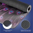 thumbnail image 3 of Mouse Pad Wknoon Extendido XXL 80 cm x 30 cm Morado Negro Pavo Real, 3 of 6