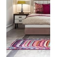 thumbnail image 5 of Unique Loom Chromatic Collection Area Rug - Destin (2' 7" x 10' Runner Multi/Blue), 5 of 7