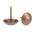 thumbnail image 5 of Uxcell 0.63''x0.79'' Upholstery Nails Tacks Round Thumb Push Pins Iron Copper Tone 200Pcs, 5 of 5