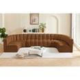 thumbnail image 2 of Meridian Furniture Arc Saddle Velvet Modular Sectional, 2 of 14