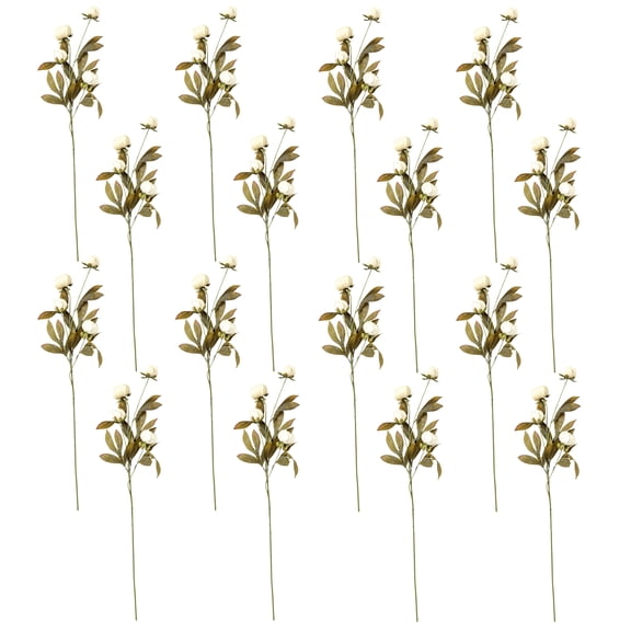 16 Pack: Cream Peony Stem by Ashland