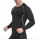 thumbnail image 4 of pstuiky manga larga para hombre, Camiseta deportiva de manga larga con cuello redondo para hombre, color liso camisetas de hombre m, 4 of 4