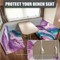 thumbnail image 2 of XYZCANDO Fluid Galaxy Print RV Sofa Cover RV Couch Cushion Slipcovers Comfortable Loveseat Slipcovers for Travel Couch Stain Resistant Sofa Cover 2 Backrest Cover & 2 Bench Cover, 2 of 6