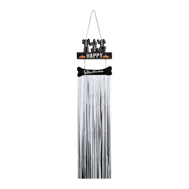 Letrero colgante de Halloween, regalo, decoración de pared para puerta de entrada, pared exterior Hombre esqueleto