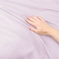 thumbnail image 4 of 300-Thread Count Breathable Cotton Percale Solid 2-Piece Duvet Cover Set with Matching Pillow Shams, Twin, Lilac by Blue Nile Mills, 4 of 5