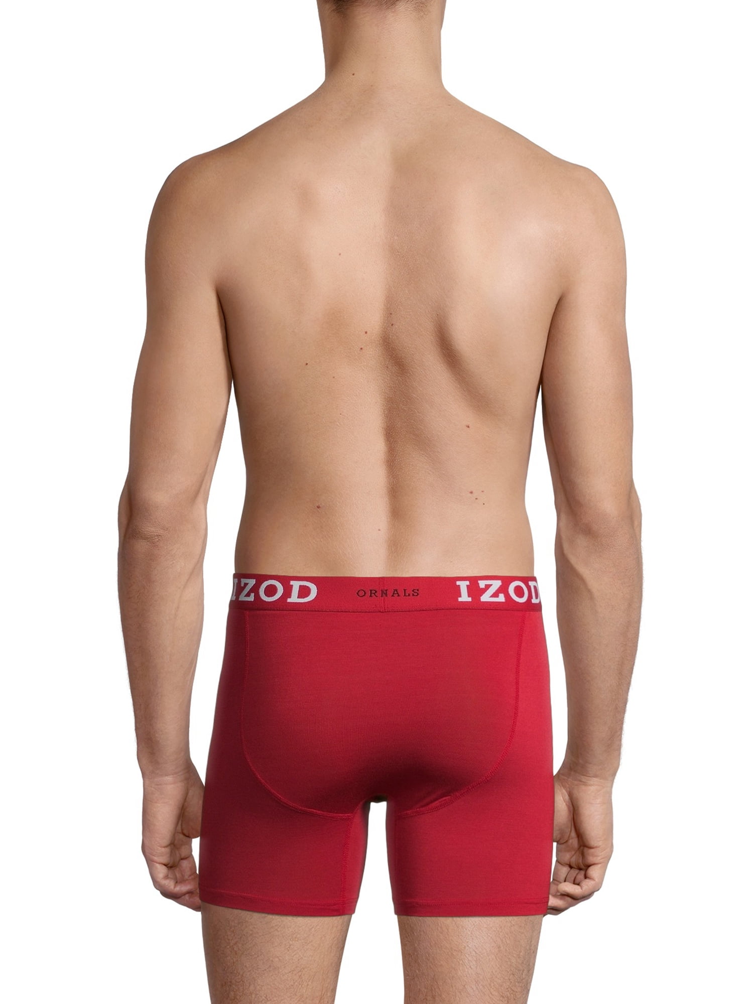 Buy IZOD Men's Mid Thigh Boxer Brief Underwear, 3Pack, 5.5 Online at
