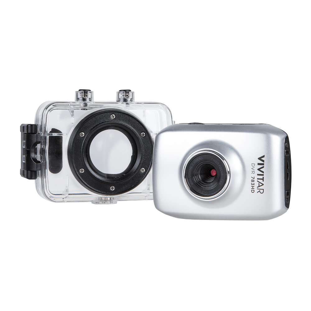 Vivitar 5.1MP HD ACTION CAMCORDER 720P, Silver