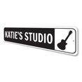 thumbnail image 4 of Guitar Studio Novelty Decor, Metal Wall Sign - 4x18 Inches, 4 of 4
