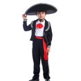 thumbnail image 3 of Mariachi-Amigo Children Festival Party Suits Dancing Performance Stage Outfits for Theme Party, 3 of 3