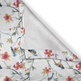 thumbnail image 4 of Ambesonne Watercolor Valance Pack of 2, Retro Birds on Branches, 42"X12", Multicolor, 4 of 5