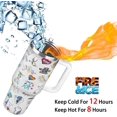 thumbnail image 3 of 40 oz Nurse Tumbler with Handle and Straw - Ideal Gifts for Women, Perfect for Graduation, Appreciation, and Nurses Week, 3 of 6