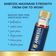3 Pack - Anbesol Liquid Maximum Strength 0.41oz Each