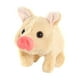 thumbnail image 4 of Cerdo de peluche eléctrico interactivo con boca móvil, realista e interactivo. marrón, 4 of 9