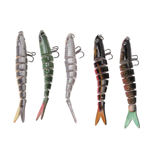 Señuelo De Pesca Articulado Múltiple, Señuelo De Pesca 5PCS Para Agua Salada