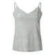 thumbnail image 1 of Playeras,Blusas y Tops,Ropa para Mujer Loose Tank Tops Para Las Mujeres Mujeres Glitter Strappy Tank Tops Ladies Sexy Swing Vest Clubwear (Silver, XXXXXL), 1 of 6