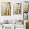 thumbnail image 4 of Designart "Simplistic Birch Essence II" Tree Birch Floater Framed Canvas Art Print, 4 of 5
