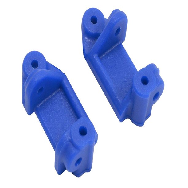 Front Caster Blocks Nitro Slash, E-Rustler and E-Stampede 2WD Replacement Parts, Blue, Designed