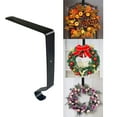 thumbnail image 2 of Beautynvta Christmas Hooks, Metal Mantel Hooks Hanger Non-Slip Christmas Stocking Hooks Wreath Hooks for Fireplace Mantle Front Door Hanging Decorations, Black, 2 of 6