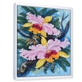 thumbnail image 3 of Ancient Forest Orchids I 30 in x 40 in Framed Painting Canvas Art Print, by Designart, 3 of 5
