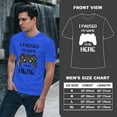 thumbnail image 4 of Greenyef Graphics I Paused My Game to Be Here Video Gamer Gift for Men Teenagers Gaming Funny Graphic T-Shirt Style-16 (Royal Blue, Large), 4 of 6