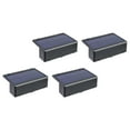thumbnail image 2 of 4 luces solares para vallas, exteriores, patios y escalones. Luz calida, 2 of 9