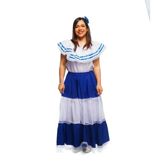 Salvadoran Traditional Women Fiesta Dress El Salvador