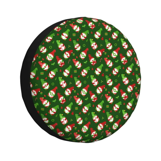 Bingfone Gnomes In Caps for Spare Tire Cover Weatherproof Universal Wheel Protectors for RV Camper Travel Trailer SUV Truck-16 inch