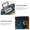 thumbnail image 5 of Haiem Oil Starry Sky Sunflower Luggage Cover Printed Suitcase Covers for Luggage Elastic Washable Suitcase Protector Fits 18-32 Inch Luggage-X-Large, 5 of 9