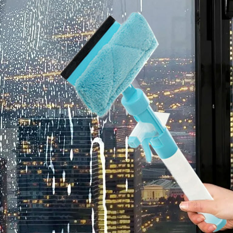 EVERSPROUT 5-to-12 Foot Swivel Squeegee & Microfiber Glass Window Scrubber  
