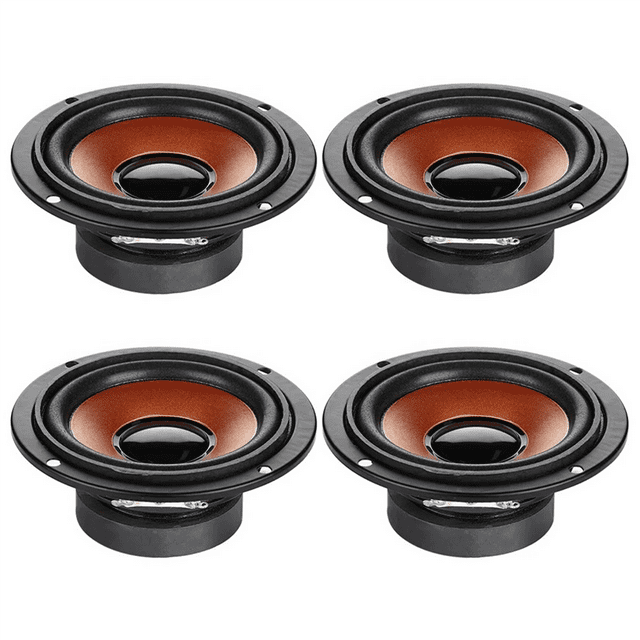 4 Pcs Haut-Parleurs Portables Gamme Complète 4 Ohm 3W Son Musique Théâtre Haut-Parleur